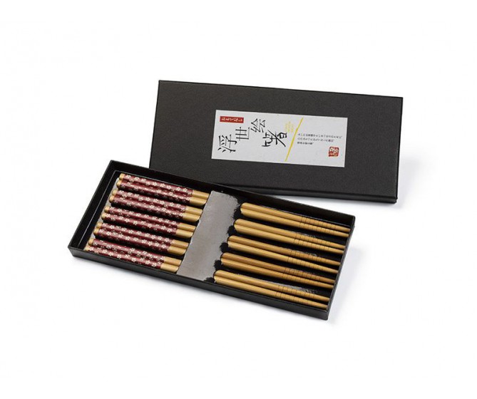 BAMBOO CHOPSTICKS CHINESE DECORATED...