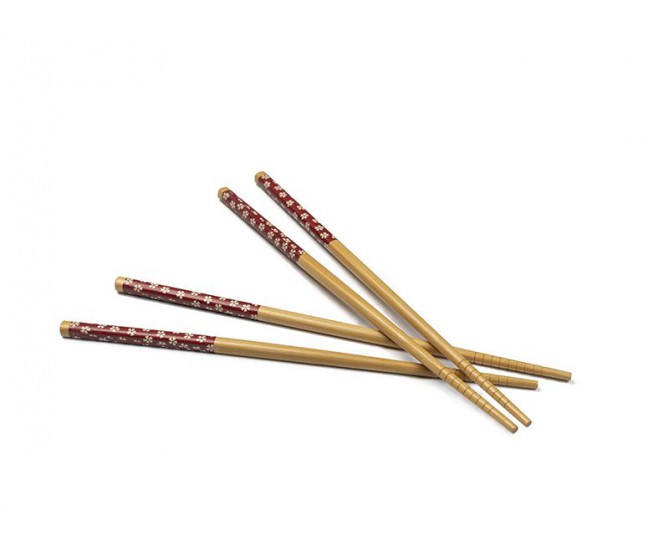 BAMBOO CHOPSTICKS CHINESE DECORATED...