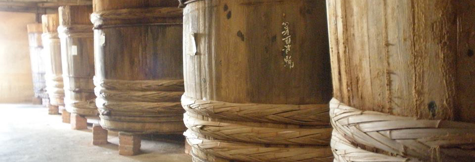 Barriles de cedro Miso tradicional
