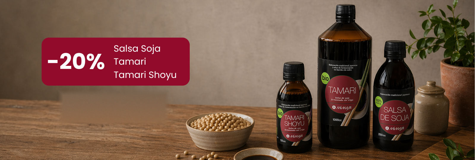 Descuento salsas de soja