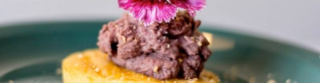 Tartaletas de Polenta con Paté de Azukis